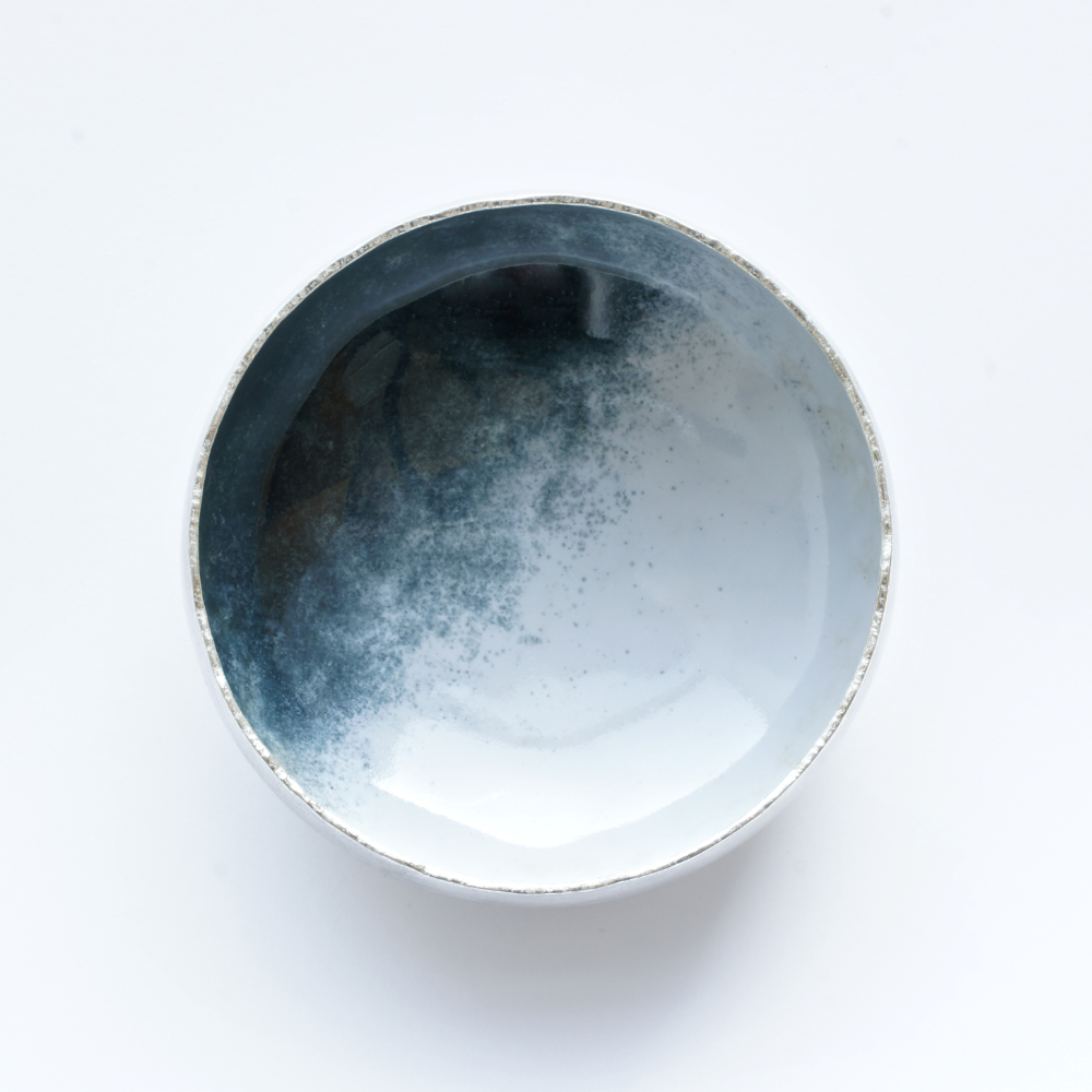 Sea Foam Silver Bowl