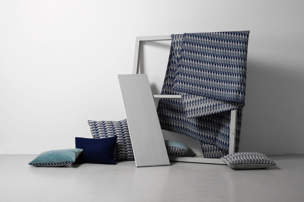Tidal/Strata Blanket, Ebb, Tidal & Staffa Cushions