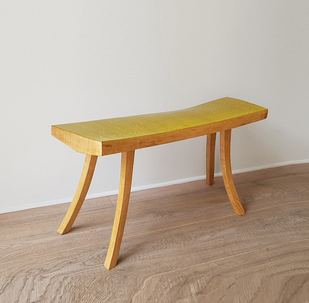 Adrian McCurdy, Spring Leaf Bench, 2021