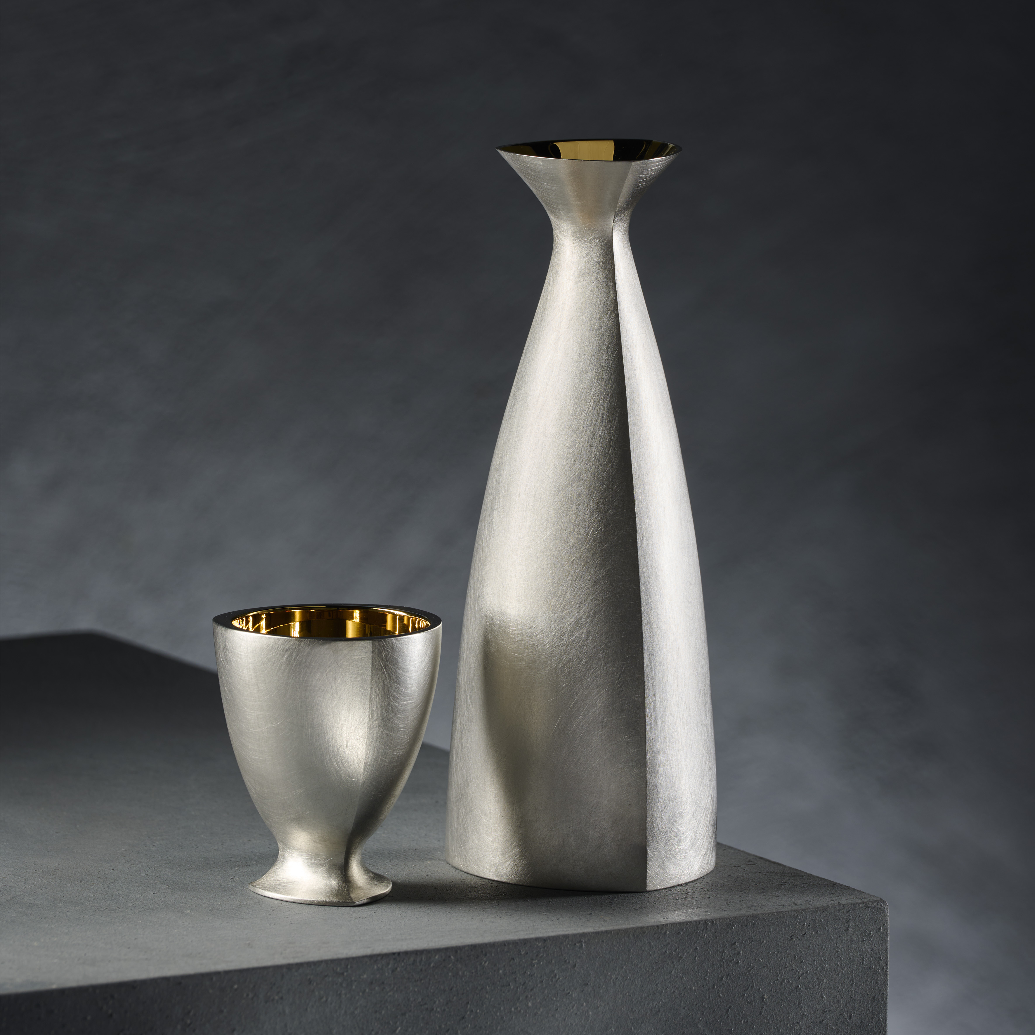 &lsquo;Trio&rsquo; Jug & double skinned beaker