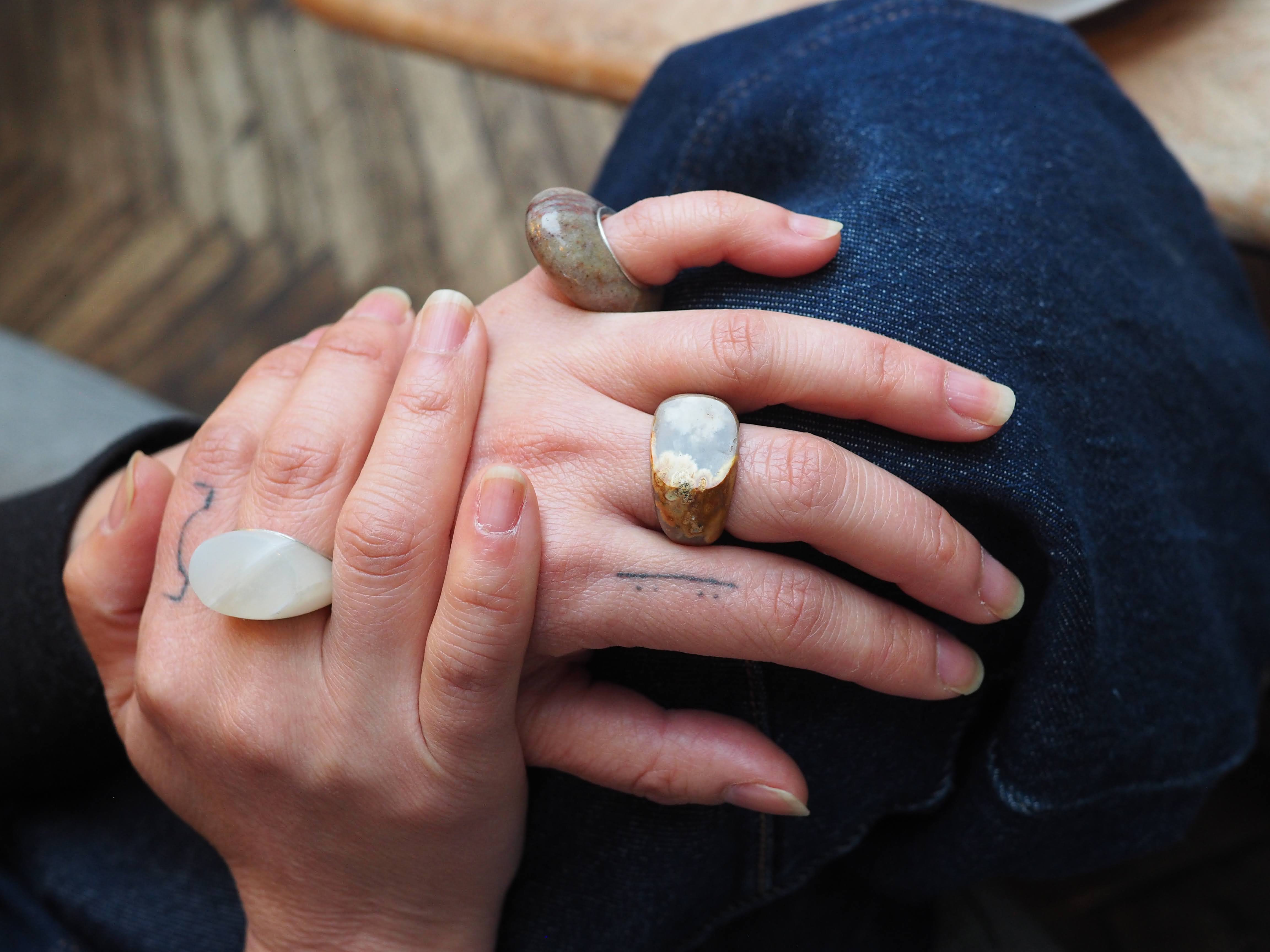 Agate Signet Rings