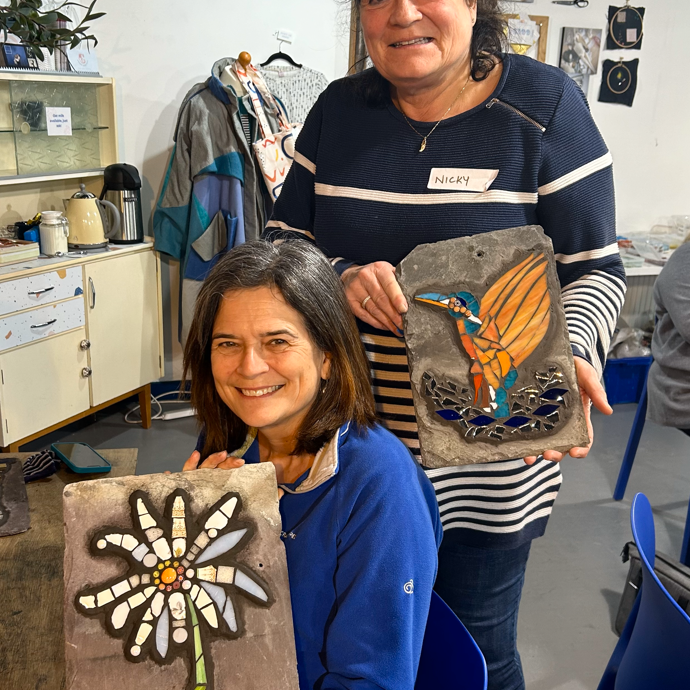 Mixed-Media/Picassiette Mosaics on Slate Workshop (Various dates)