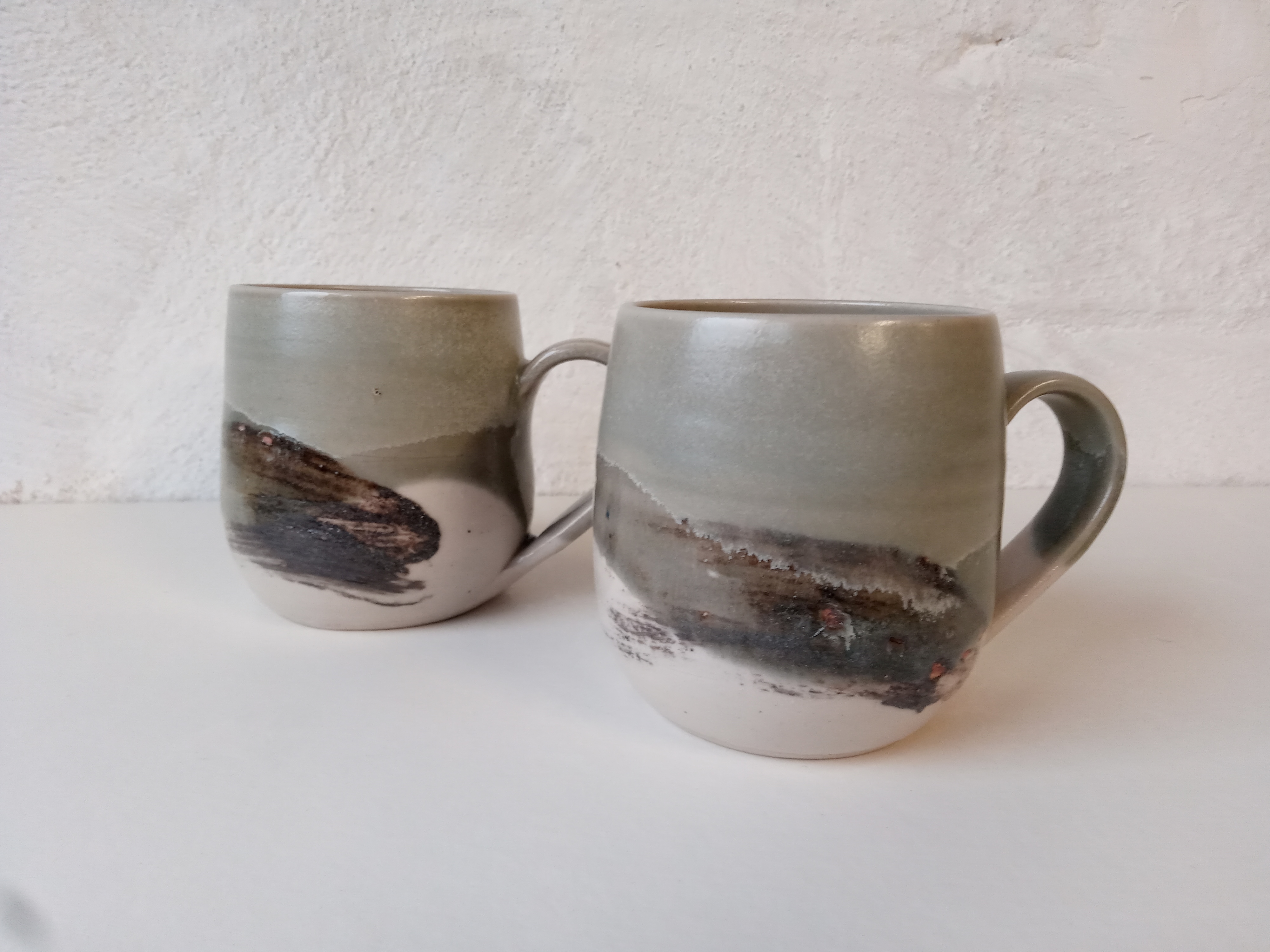 Wild clay mugs