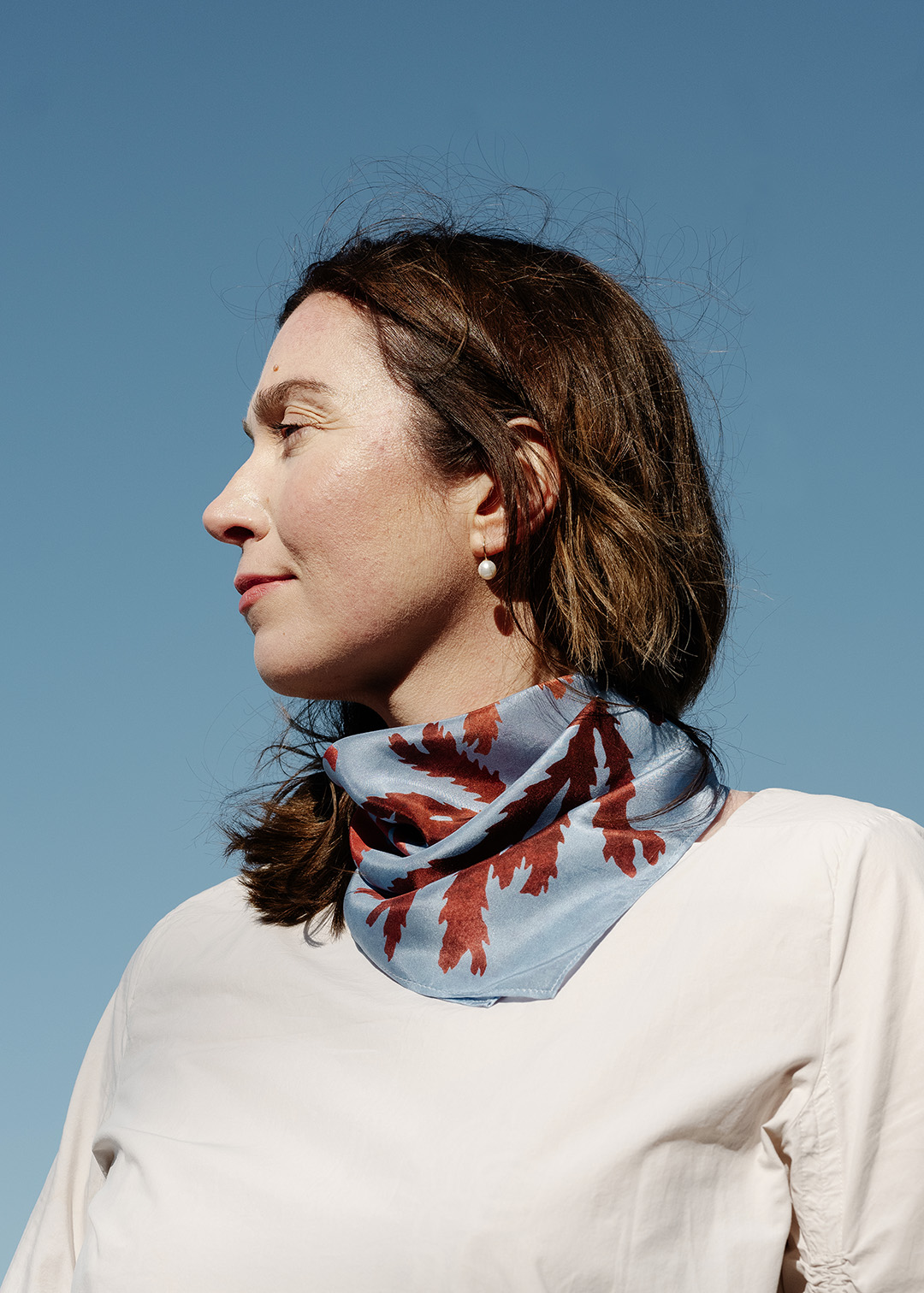 Drift Small Silk Scarf